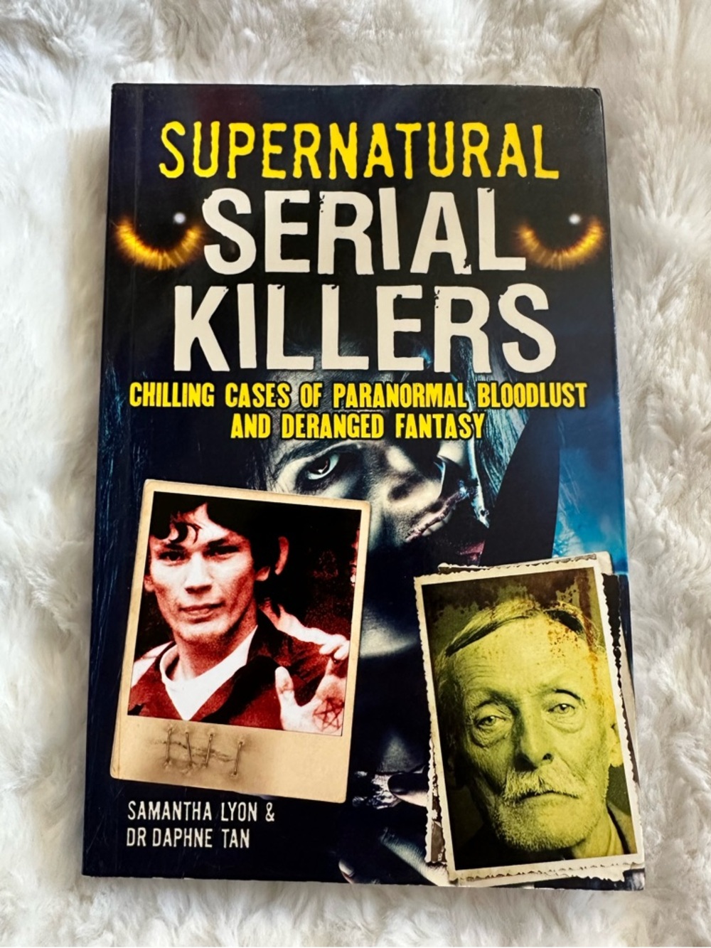 Supernatural Serial Killers Paperback Book - Black & Yellow Cover